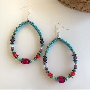 Boho Seed Bead Dangle Earrings.  3 for $20❗️